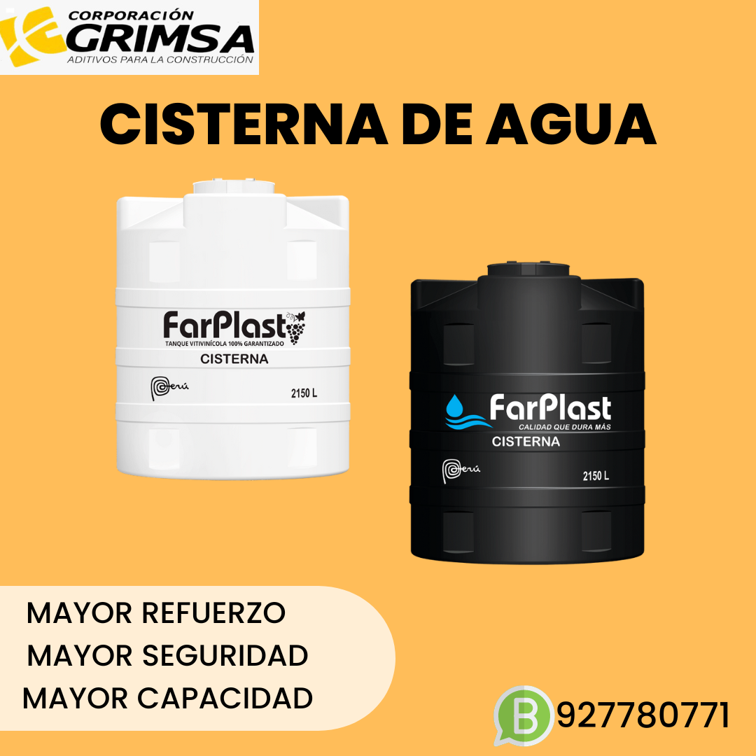 Cisternas de Agua AGUA SALUDABLE AGUA BIEN CUIDADA 